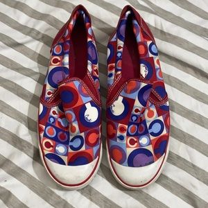 Authentic woman’s Coach slide on sneakers